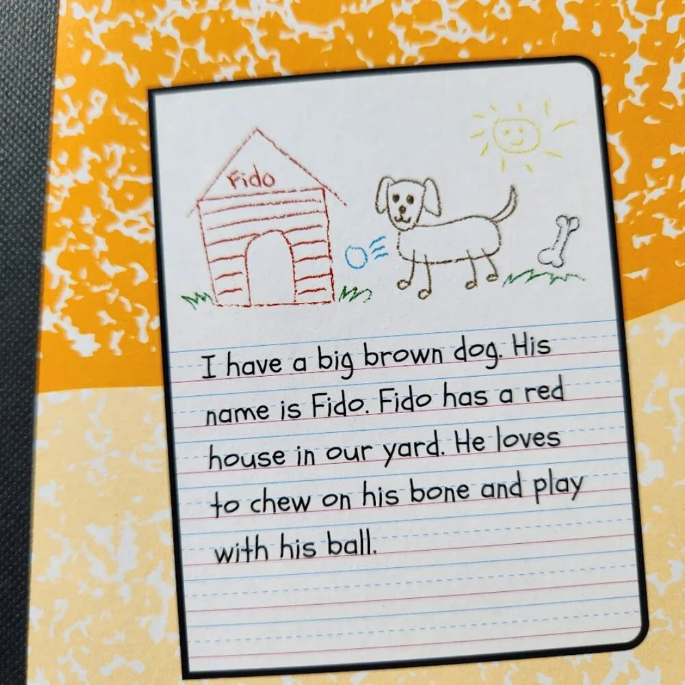 2X Primary Composition Notebook Grades K-2 Primary Journal Grades Writing Draw